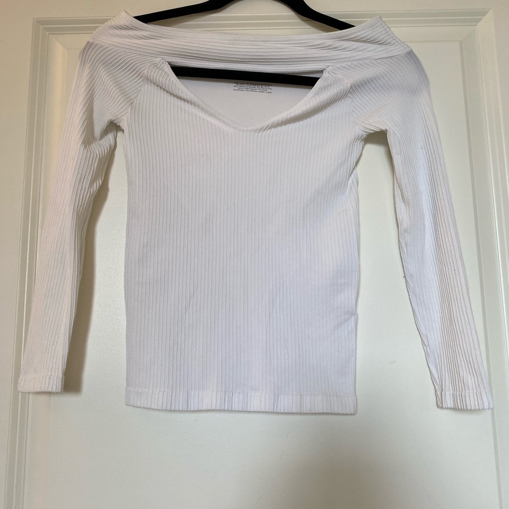 Free people white off the shoulder top